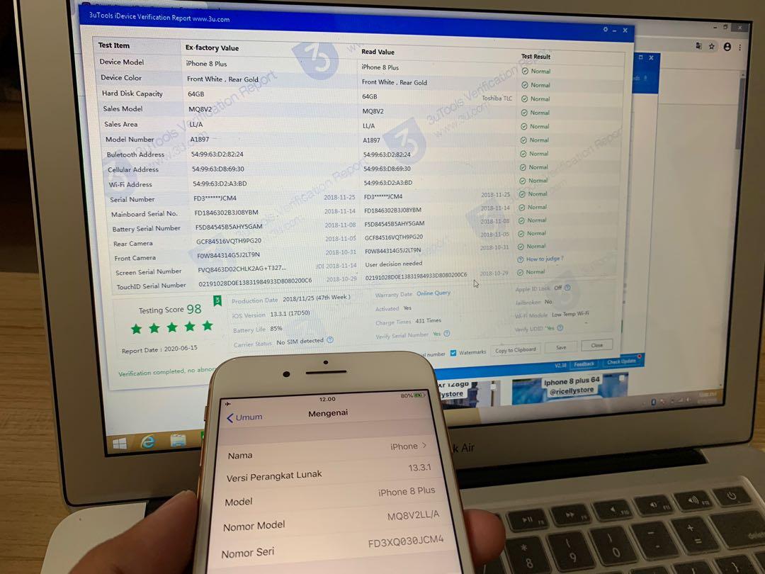 Cara Cek 3uTools iPhone Bekas: Masih Ori atau Refurbish?