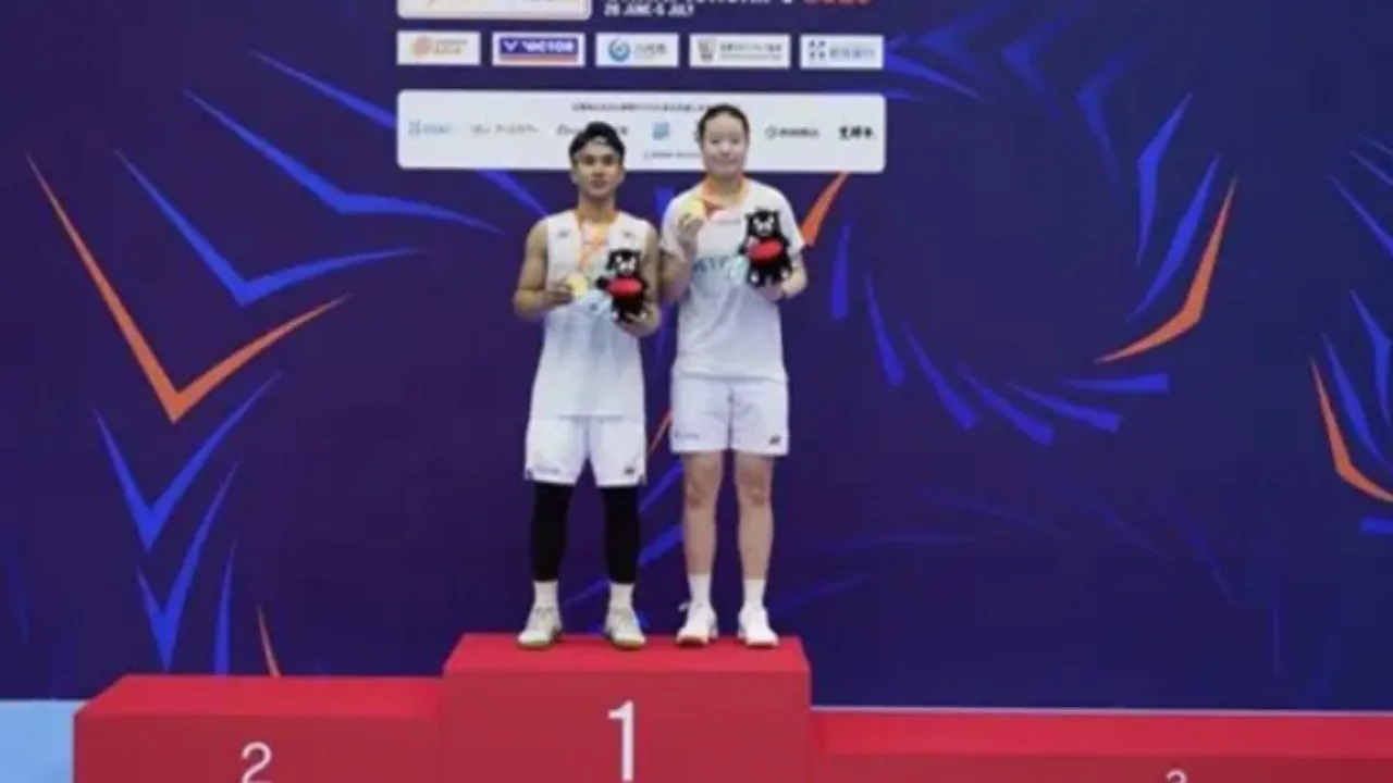 Redzuan-Zi Yu Sabet Medali Emas Kejuaraan Asia Junior 2026
